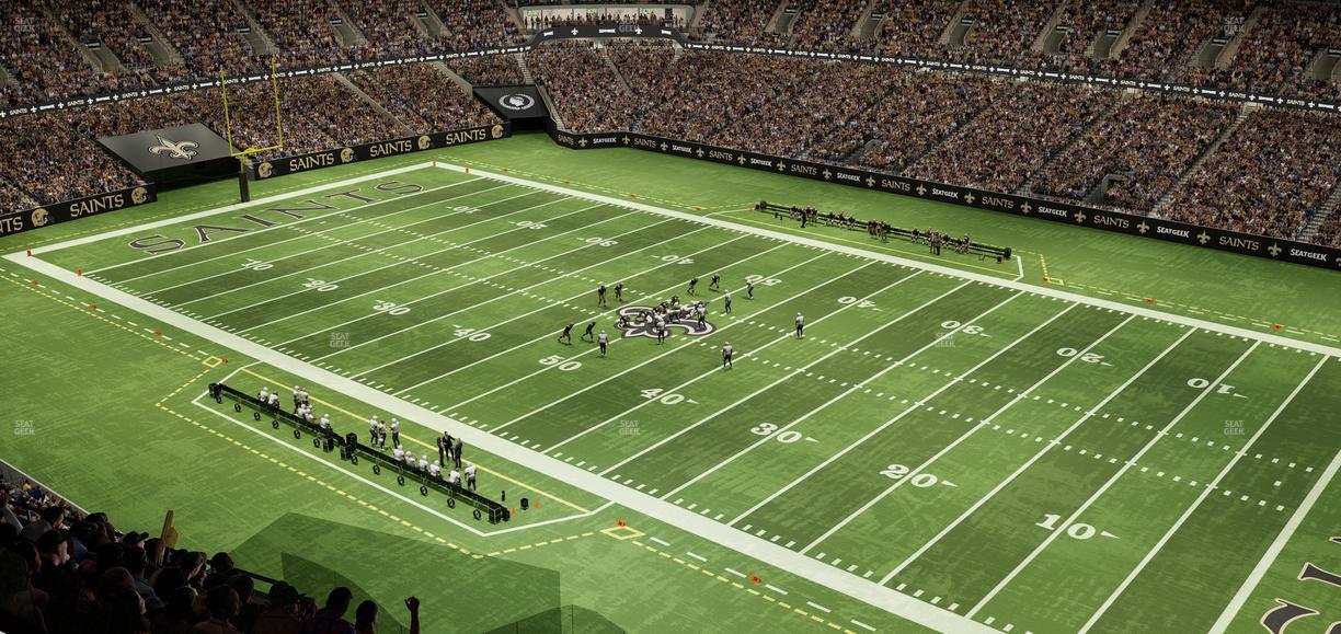 Caesars Superdome - Section 609 Seat View