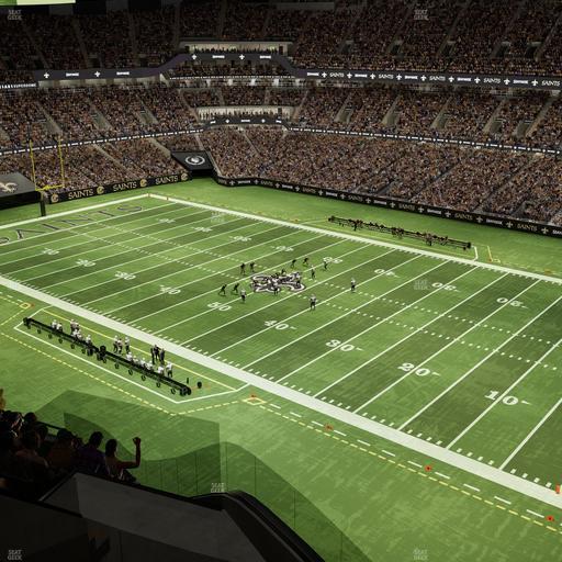 Caesars Superdome - Section 609 Seat View