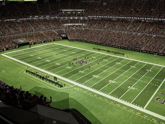 Caesars Superdome - Section 609 Seat View