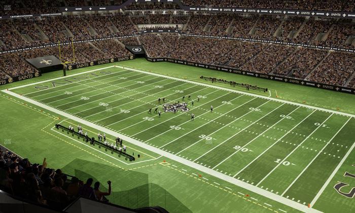 Caesars Superdome - Section 609 Seat View