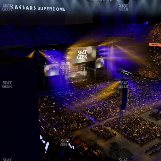 Caesars Superdome - Section 609 Seat View