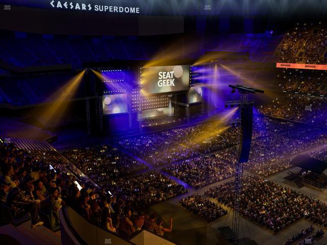 Caesars Superdome - Section 609 Seat View