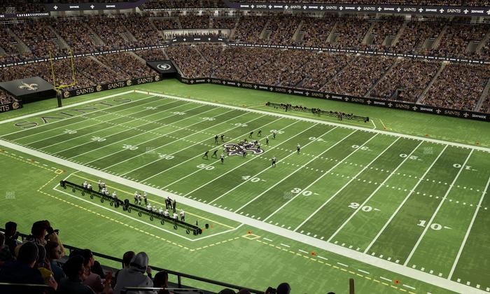 Caesars Superdome - Section 610 Seat View