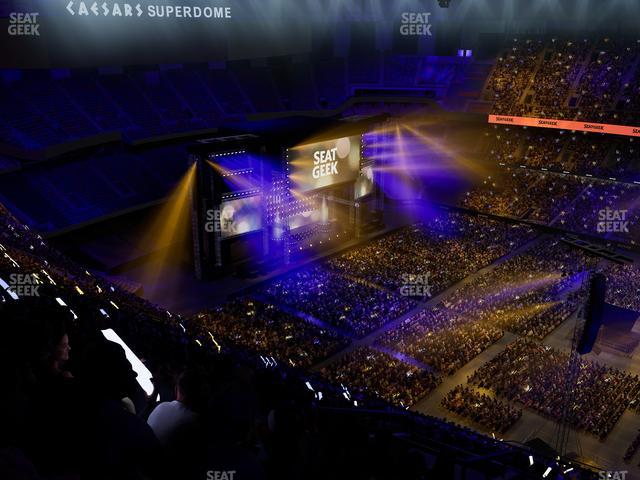 Caesars Superdome - Section 610 Seat View Caesars Superdome - Section 610 Seat View