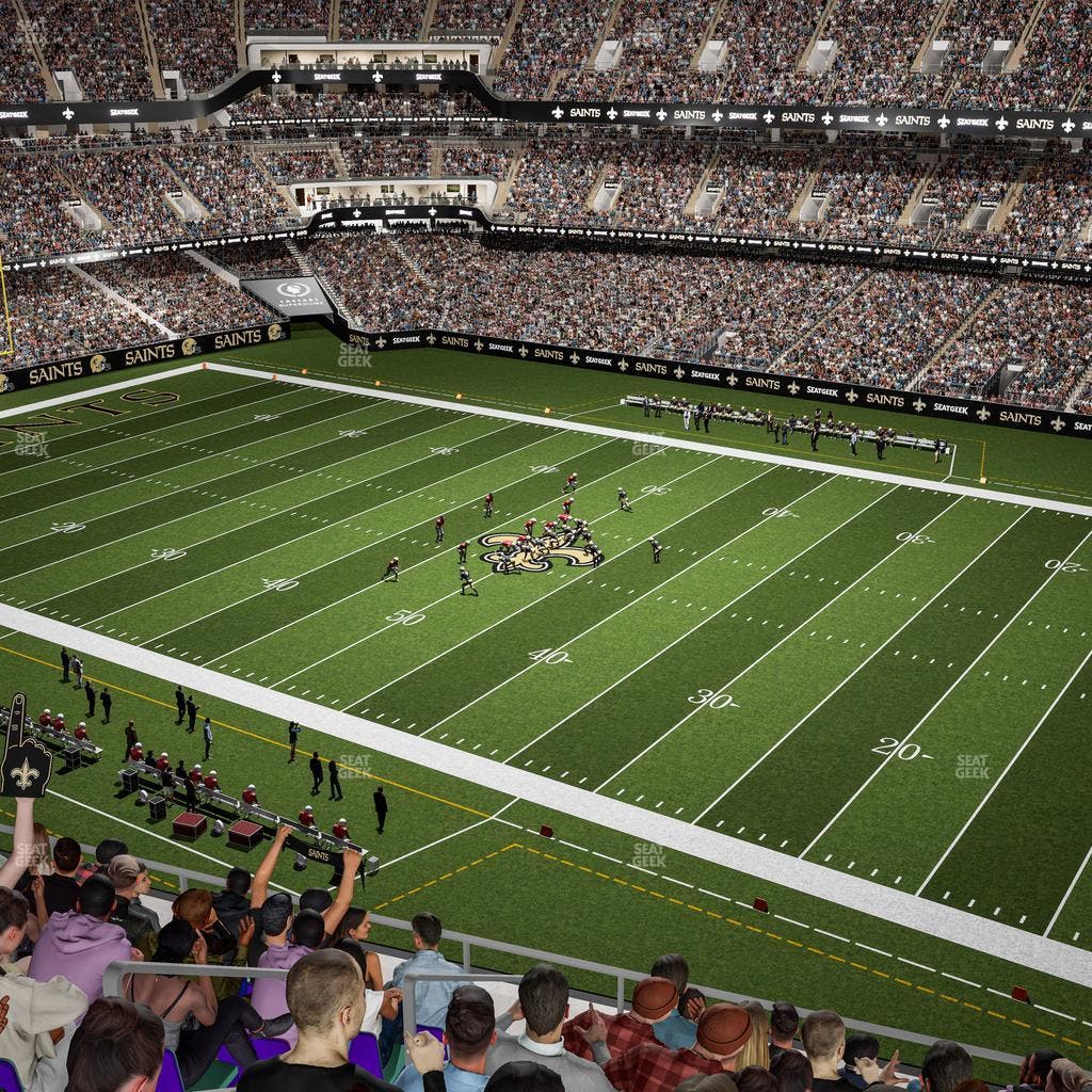 Caesars Superdome - Section 610 Seat View