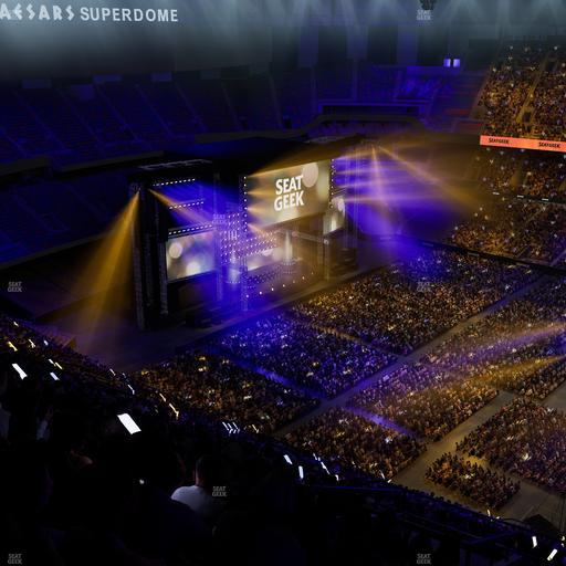 Caesars Superdome - Section 610 Seat View
