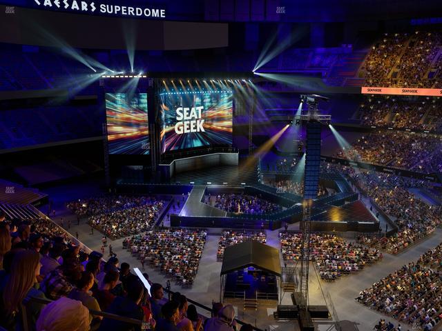 Caesars Superdome - Section 610 Seat View