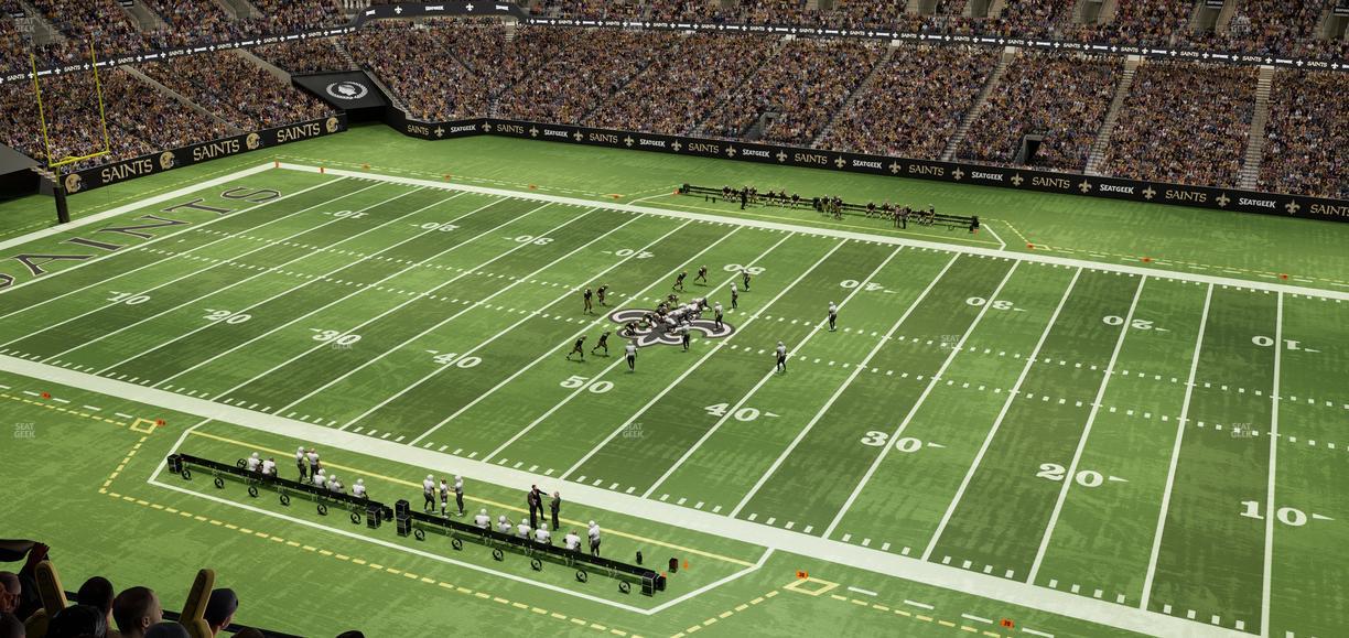 Caesars Superdome - Section 611 Seat View