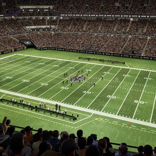 Caesars Superdome - Section 611 Seat View