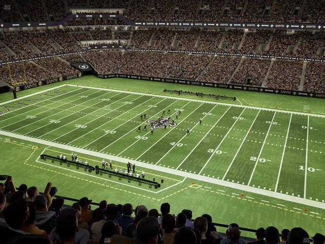 Caesars Superdome - Section 611 Seat View