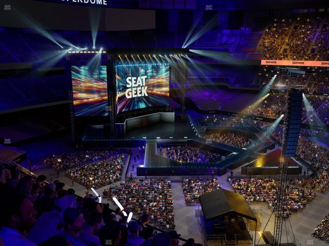 Caesars Superdome - Section 611 Seat View