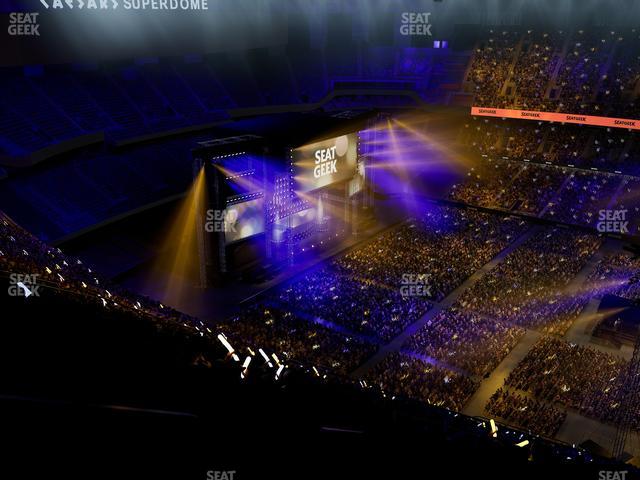 Caesars Superdome - Section 611 Seat View Caesars Superdome - Section 611 Seat View