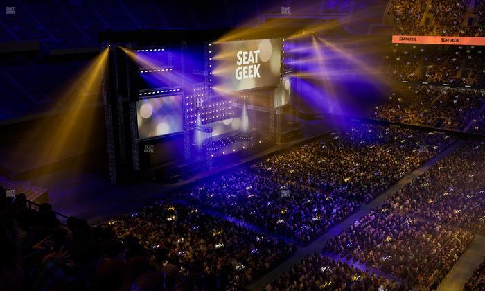 Caesars Superdome - Section 612 Seat View