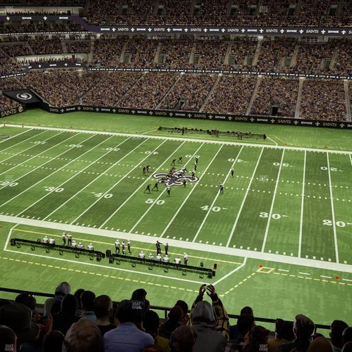 Caesars Superdome - Section 612 Seat View