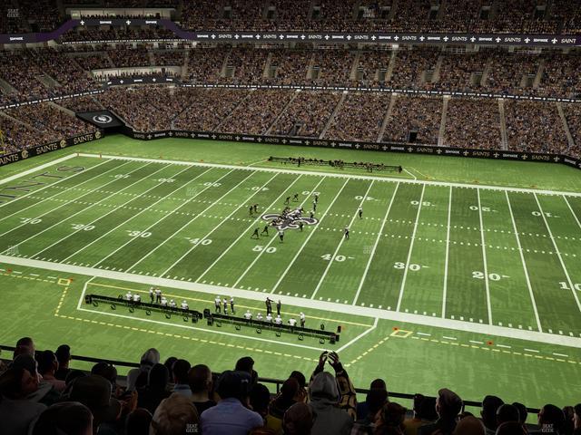 Caesars Superdome - Section 612 Seat View