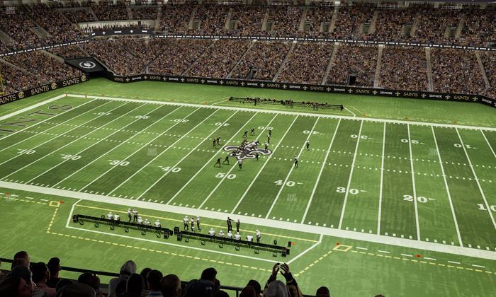 Caesars Superdome - Section 612 Seat View