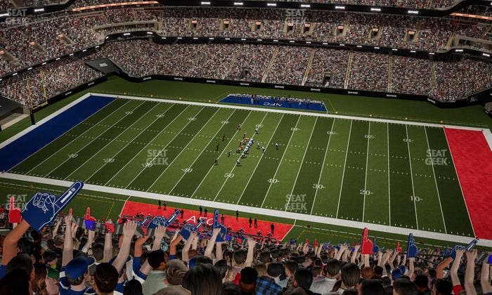 Caesars Superdome - Section 612 Seat View