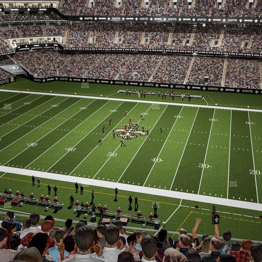 Caesars Superdome - Section 612 Seat View