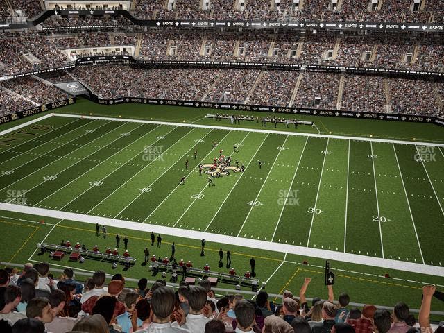 Caesars Superdome - Section 612 Seat View