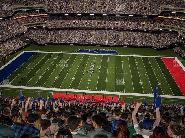 Caesars Superdome - Section 613 Seat View