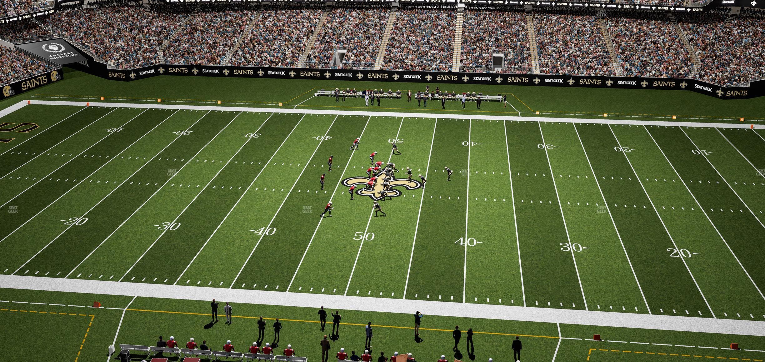 Caesars Superdome - Section 613 Seat View