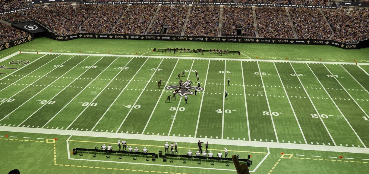 Caesars Superdome - Section 613 Seat View