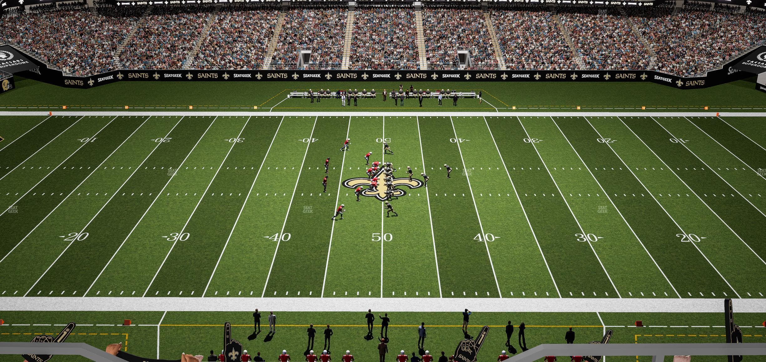 Caesars Superdome - Section 614 Seat View