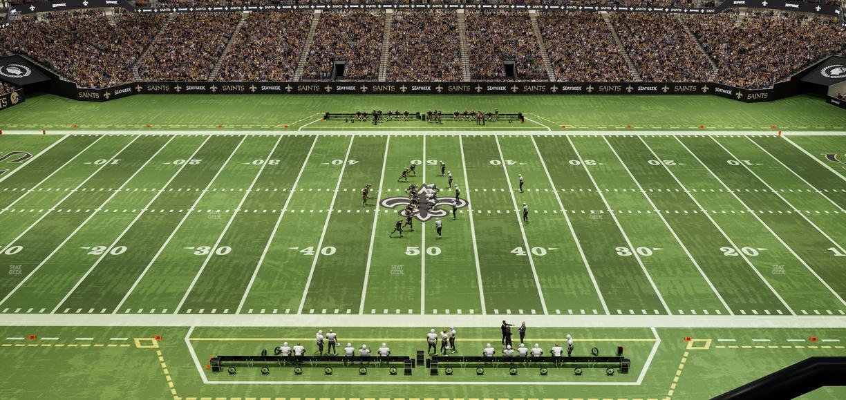 Caesars Superdome - Section 614 Seat View