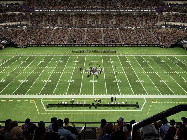 Caesars Superdome - Section 614 Seat View