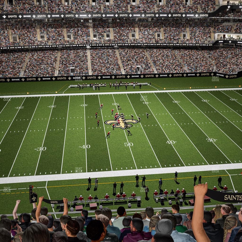 Caesars Superdome - Section 615 Seat View