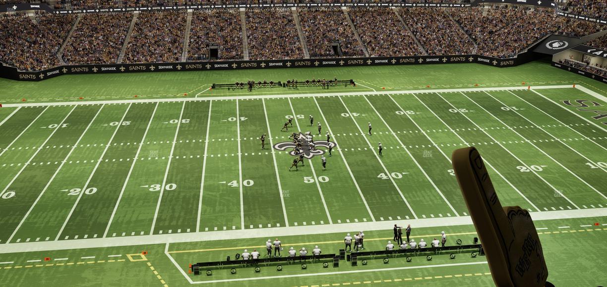 Caesars Superdome - Section 615 Seat View