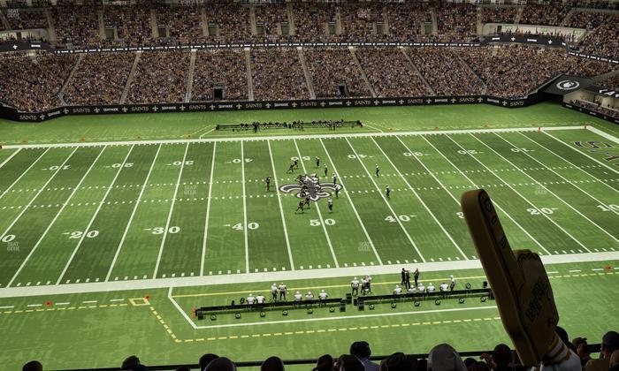 Caesars Superdome - Section 615 Seat View