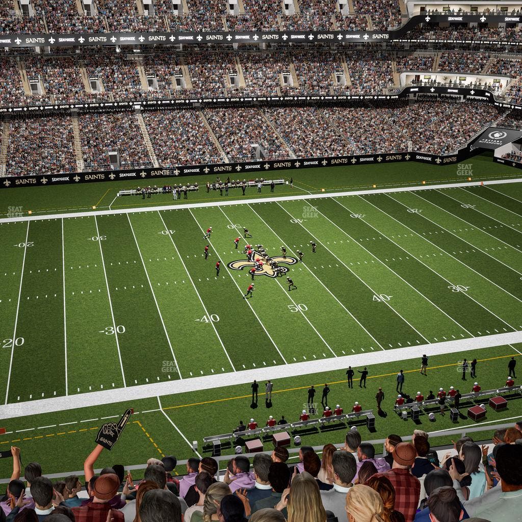 Caesars Superdome - Section 616 Seat View