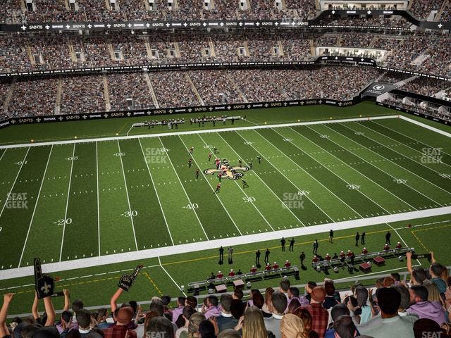 Caesars Superdome - Section 616 Seat View