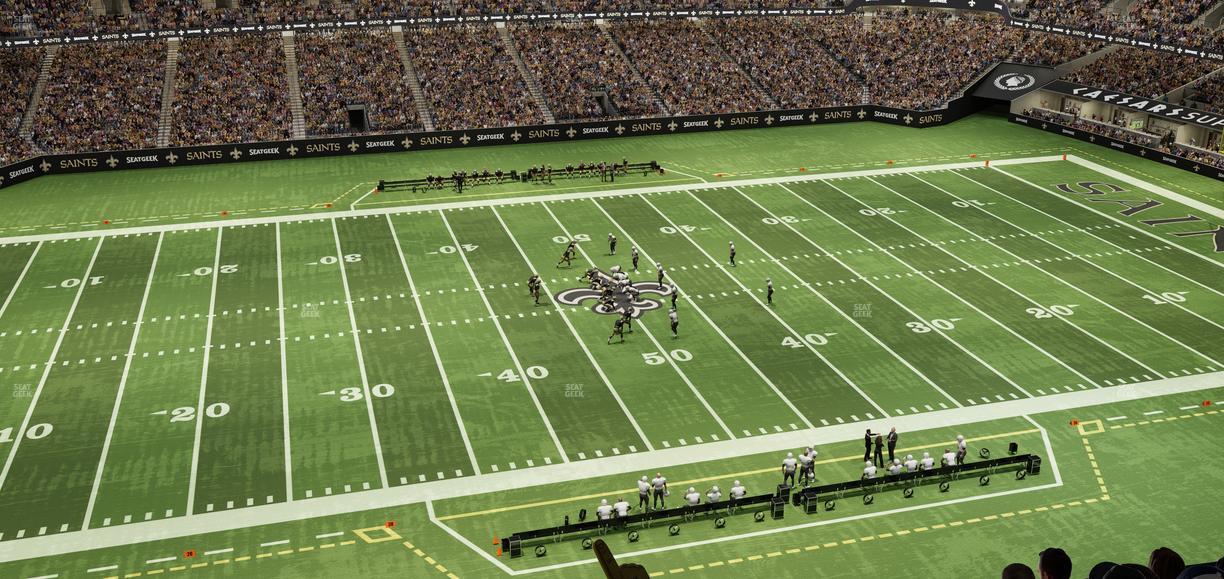Caesars Superdome - Section 616 Seat View