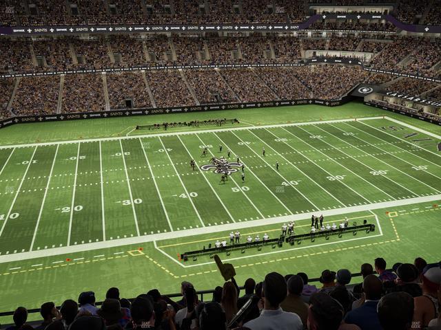 Caesars Superdome - Section 616 Seat View