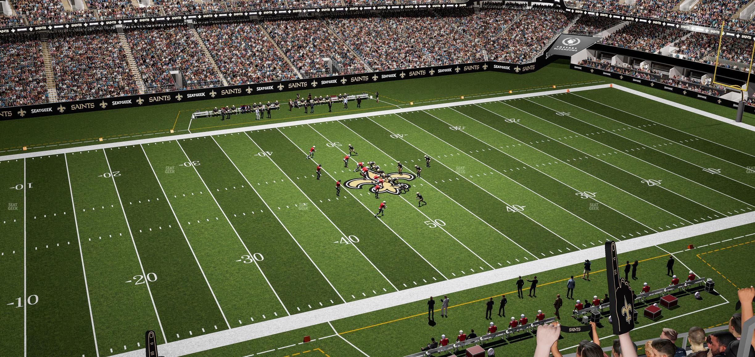 Caesars Superdome - Section 617 Seat View