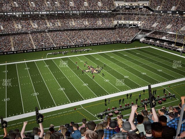 Caesars Superdome - Section 617 Seat View