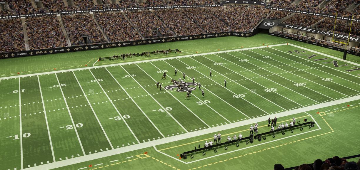 Caesars Superdome - Section 617 Seat View