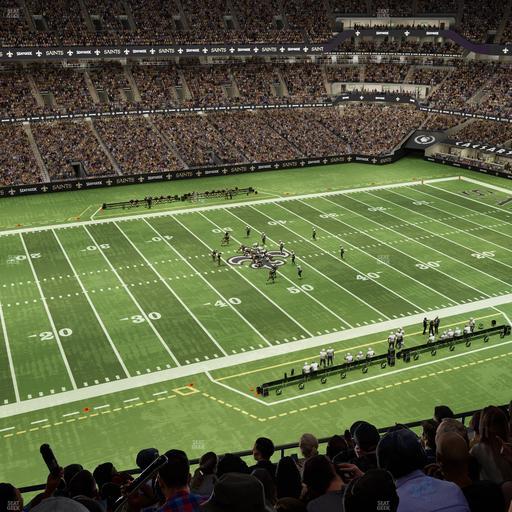 Caesars Superdome - Section 617 Seat View