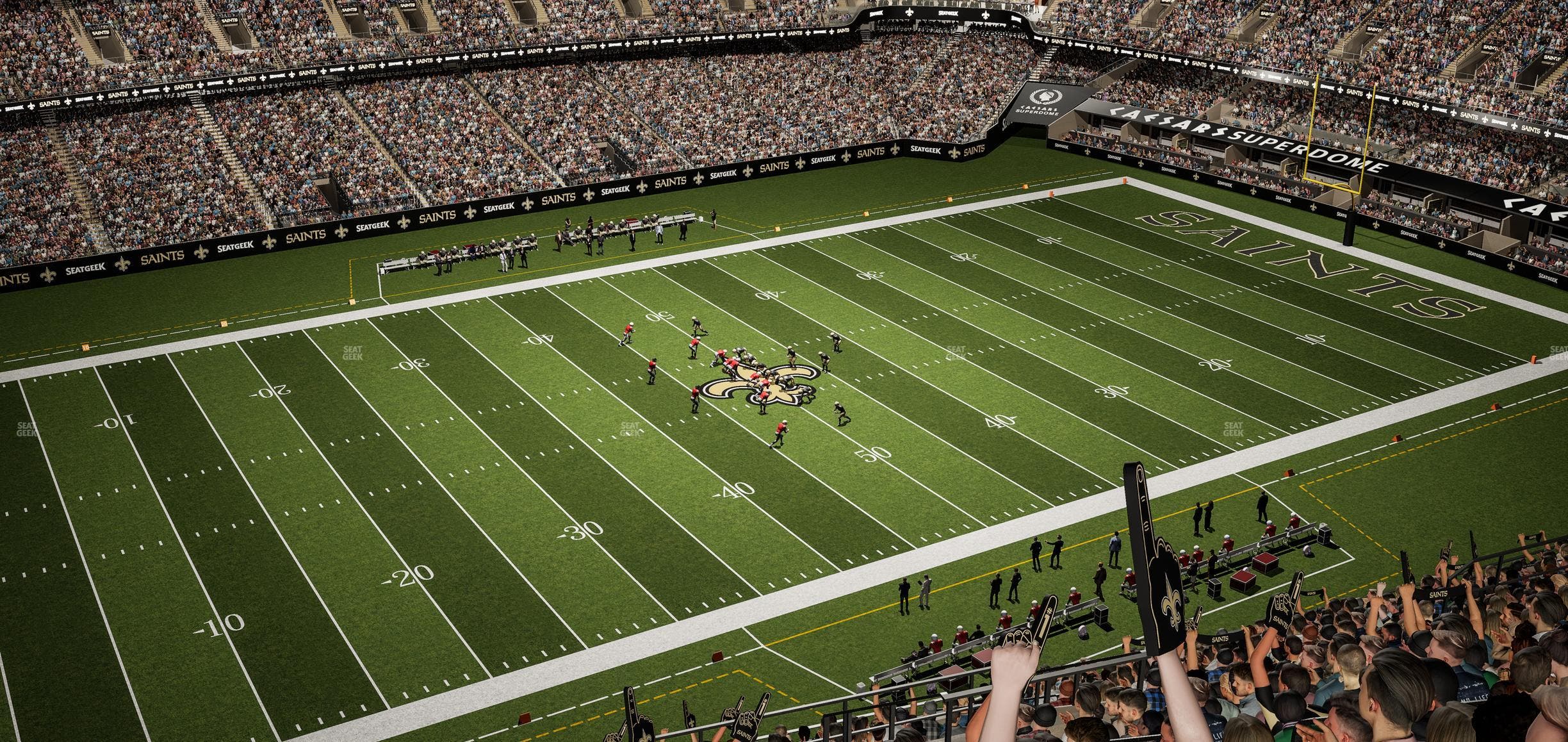 Caesars Superdome - Section 618 Seat View