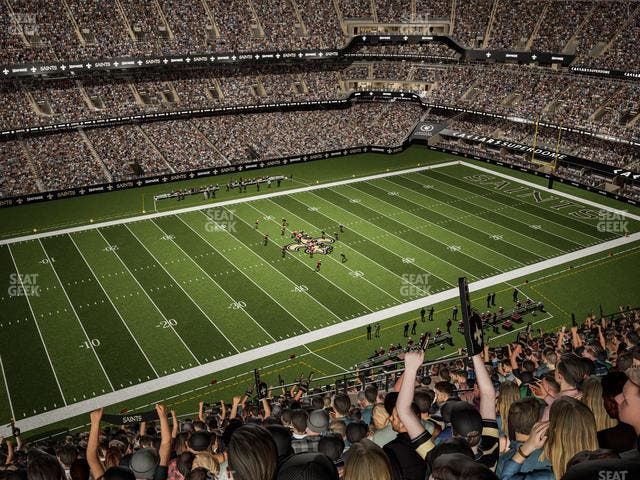 Caesars Superdome - Section 618 Seat View