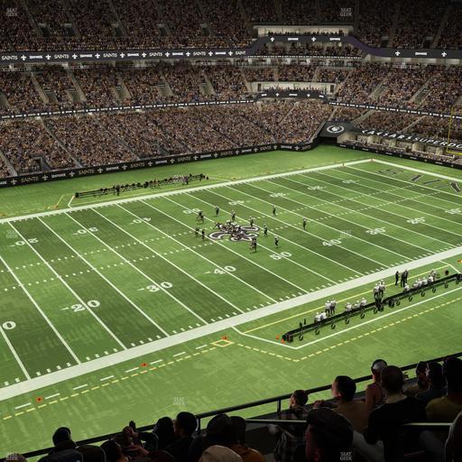 Caesars Superdome - Section 618 Seat View