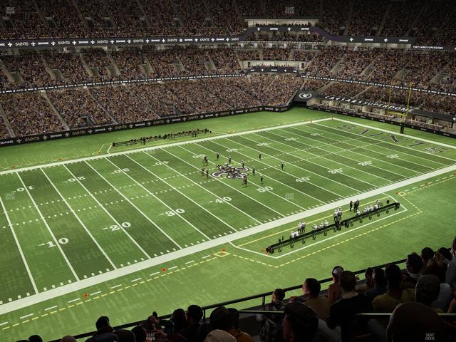 Caesars Superdome - Section 618 Seat View
