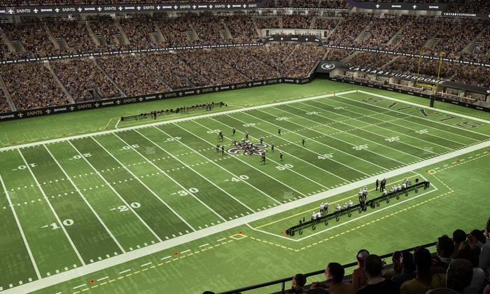 Caesars Superdome - Section 618 Seat View