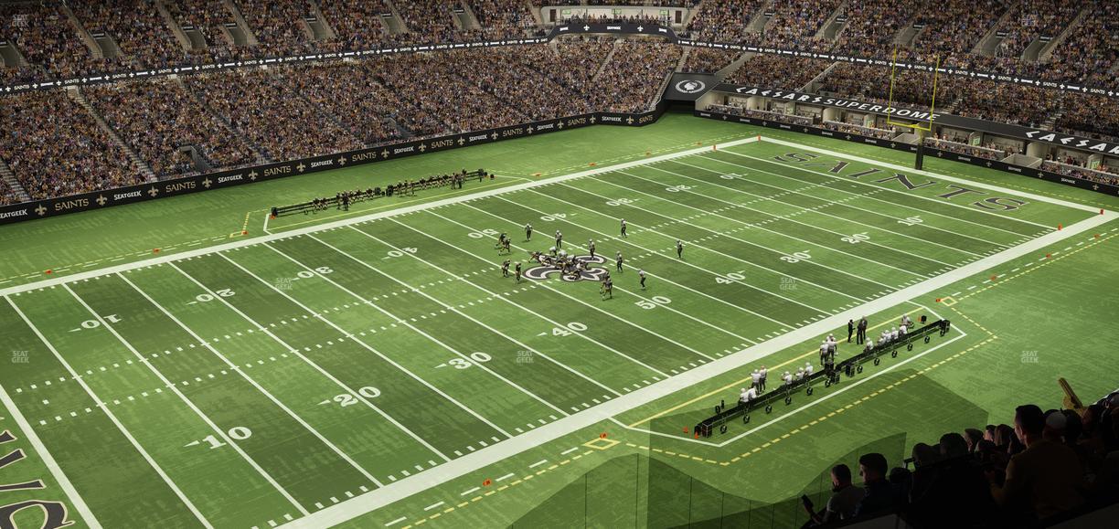 Caesars Superdome - Section 619 Wc Seat View