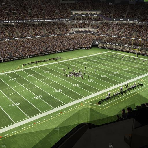 Caesars Superdome - Section 619 Wc Seat View