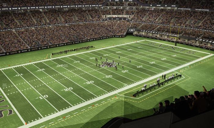 Caesars Superdome - Section 619 Wc Seat View