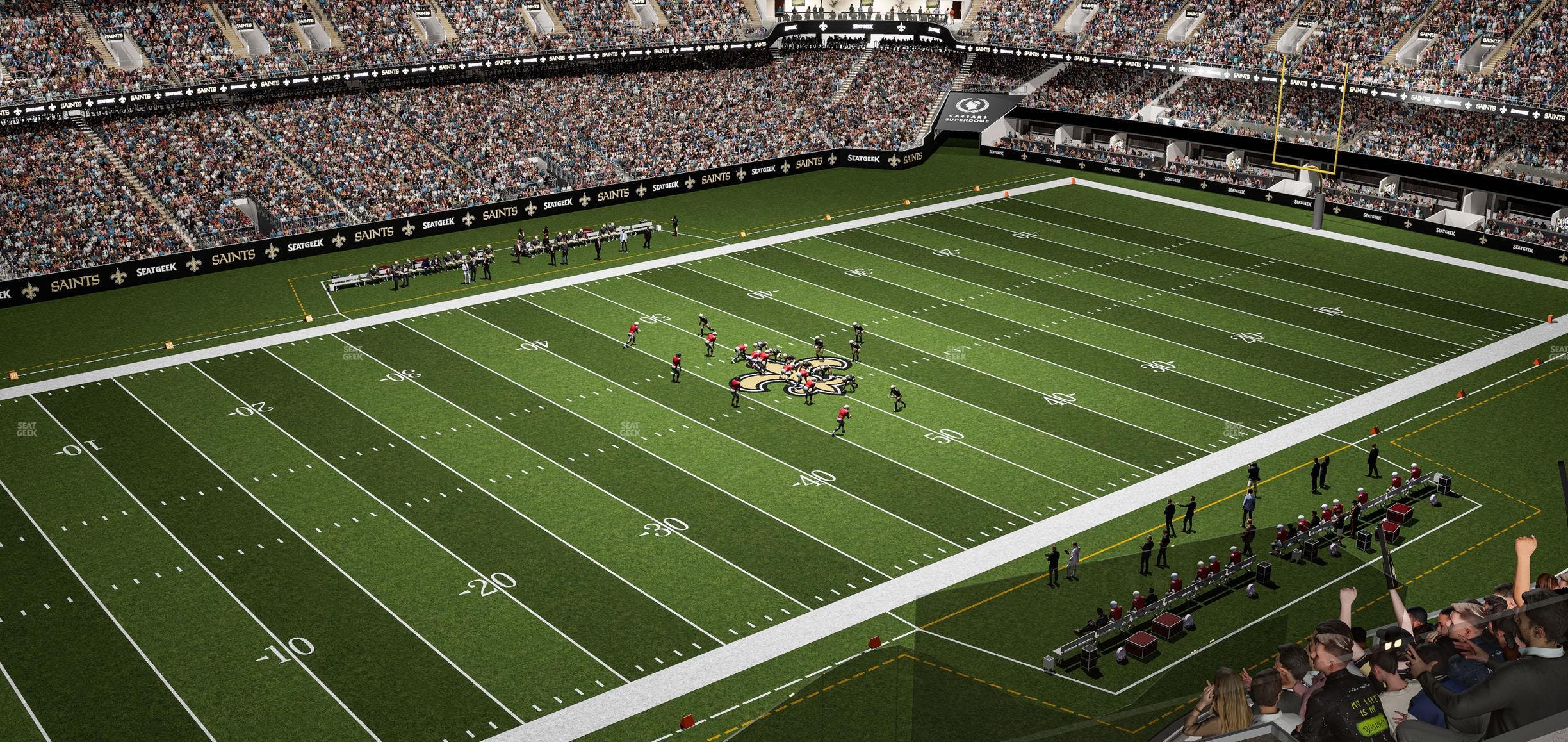 Caesars Superdome - Section 619 Wc Seat View