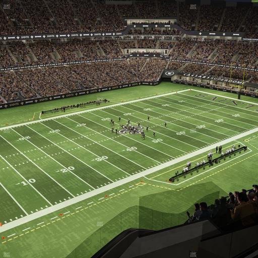 Caesars Superdome - Section 619 Seat View
